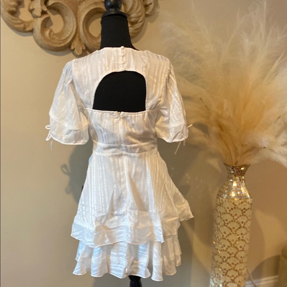 Lulu's Chic White Mini Dress - Picture 2 of 6